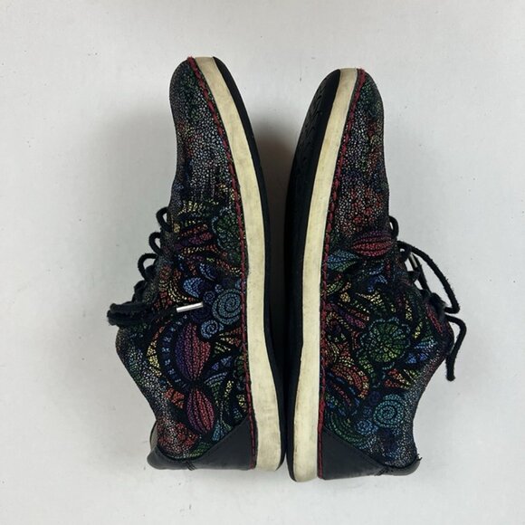Women’s Alegria Essence Stained Glass Casual Leather Sneakers 38 US 7.5 Comfy - Picture 4 of 10